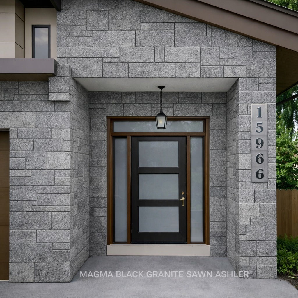 Magma Black Granite Sawn Ashler