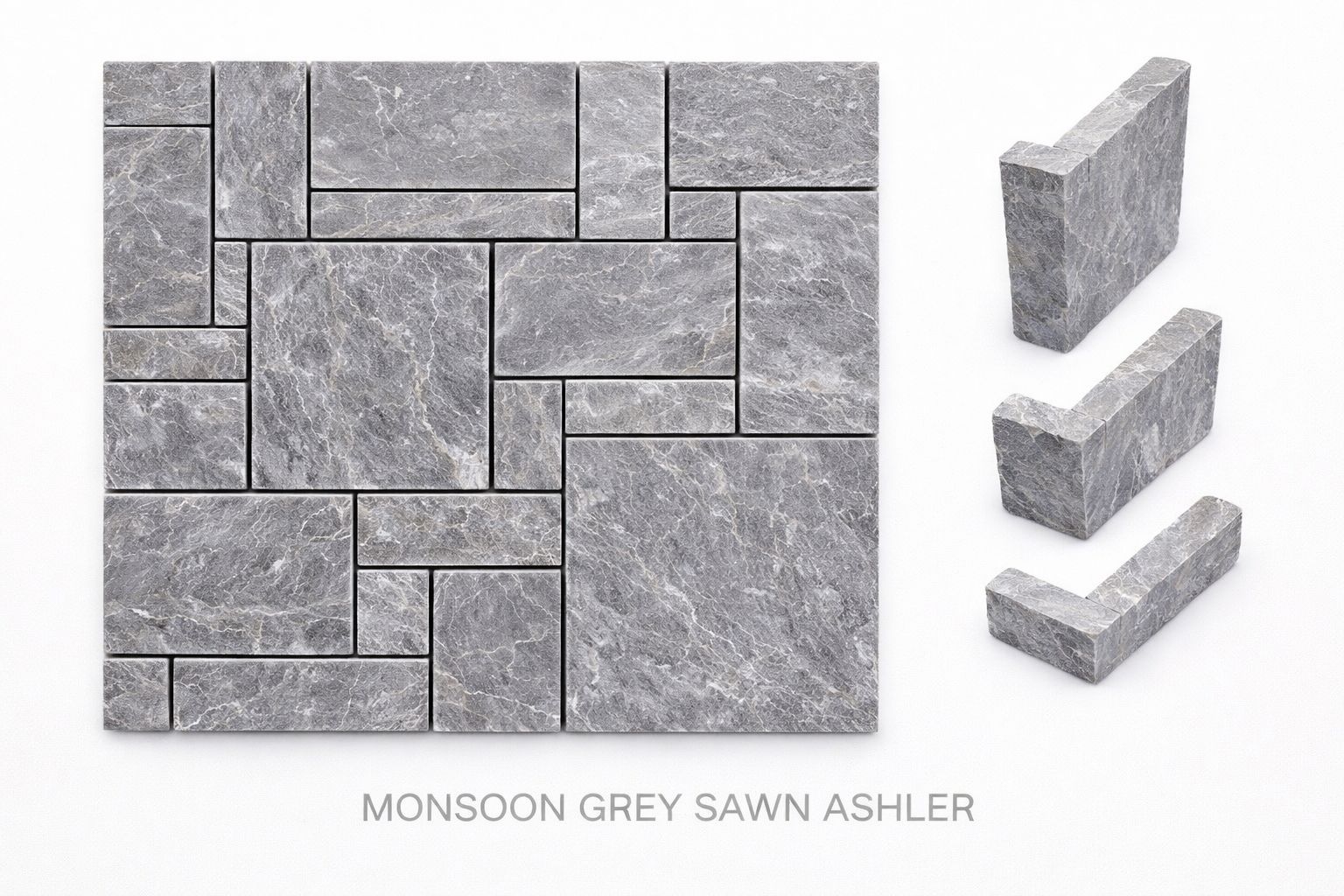 Monsoon Grey Sawn Ashler