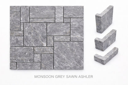 Monsoon Grey Sawn Ashler