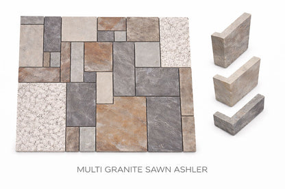 Multi Granite Sawn Ashler