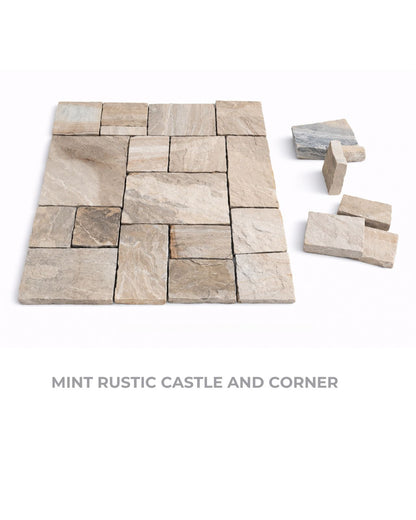 Mint Rustic Castle And Corner