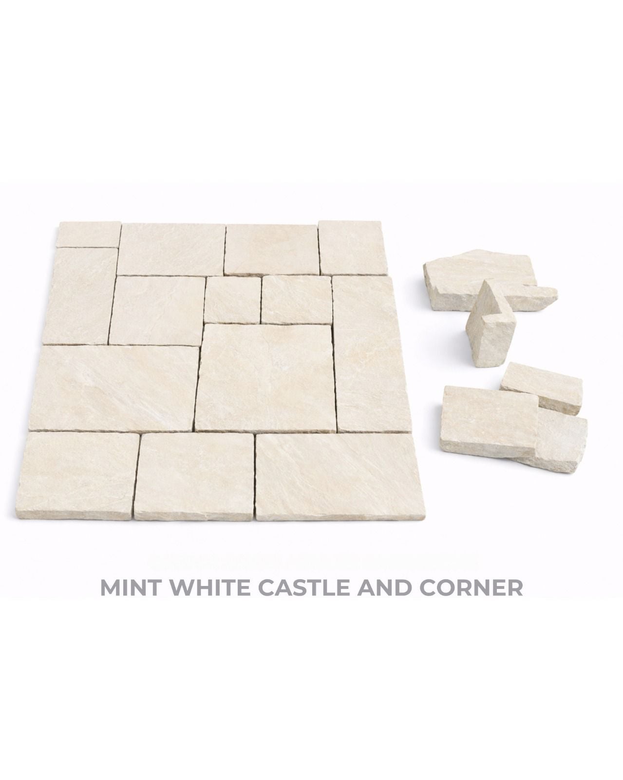Mint White Castle And Corner