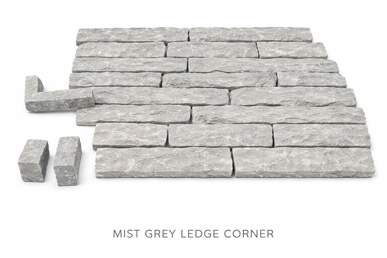 Mist Grey Ledge Corner