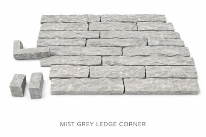 Mist Grey Ledge Corner