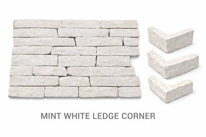 Mint White Ledge Corner