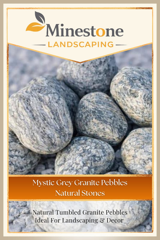 Mystic Grey Granite Pebbles Natural Stones