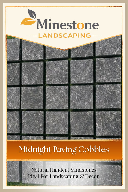 Midnight Paving Cobbles – Natural Black Stone for Outdoor Paving
