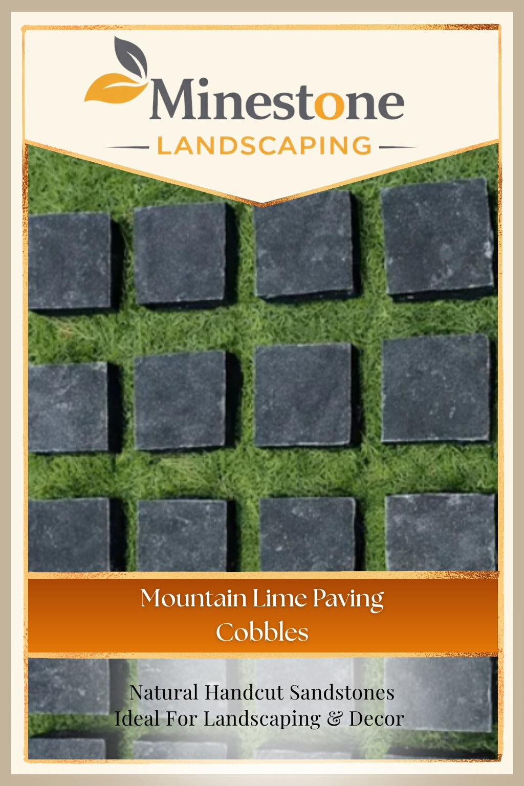 Mountain Lime Paving Cobbles – Natural Sandstone Outdoor Stone
