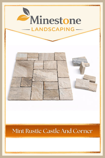 Mint Rustic Castle And Corner