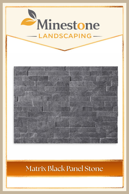 Matrix Black Panel Stone