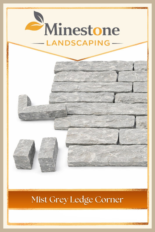 Mist Grey Ledge Corner