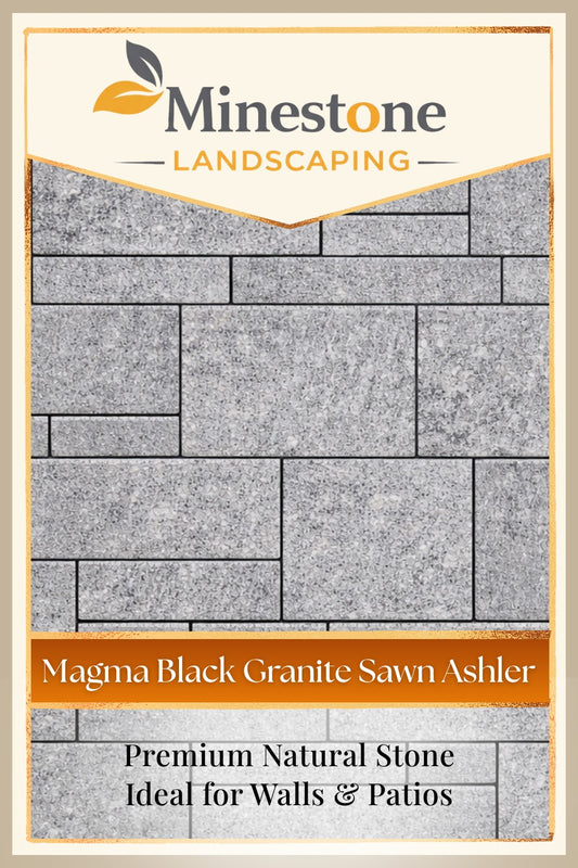 Magma Black Granite Sawn Ashler