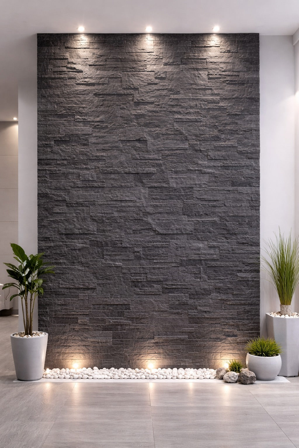 Matrix Black Panel Stone