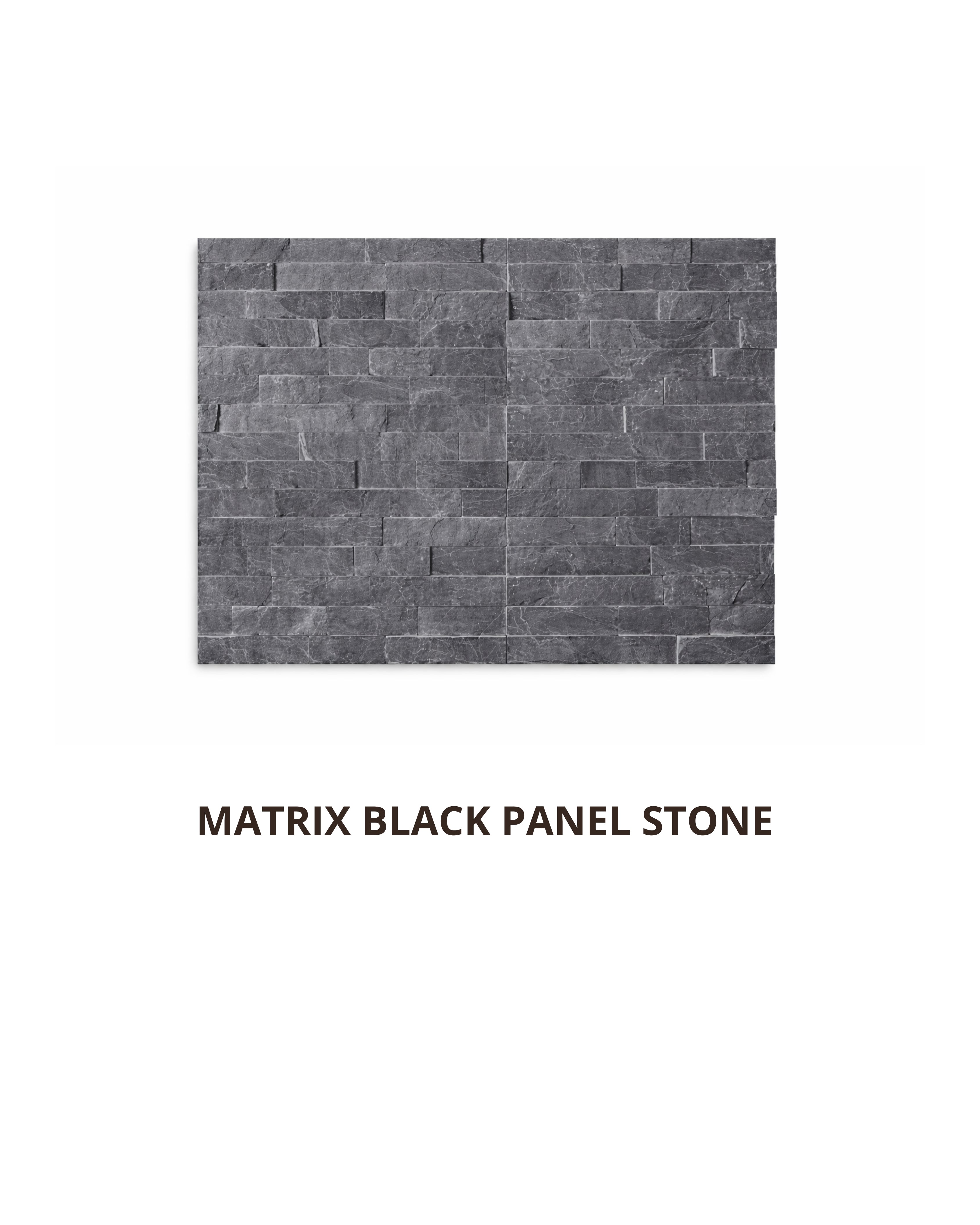 Matrix Black Panel Stone