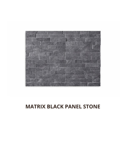 Matrix Black Panel Stone