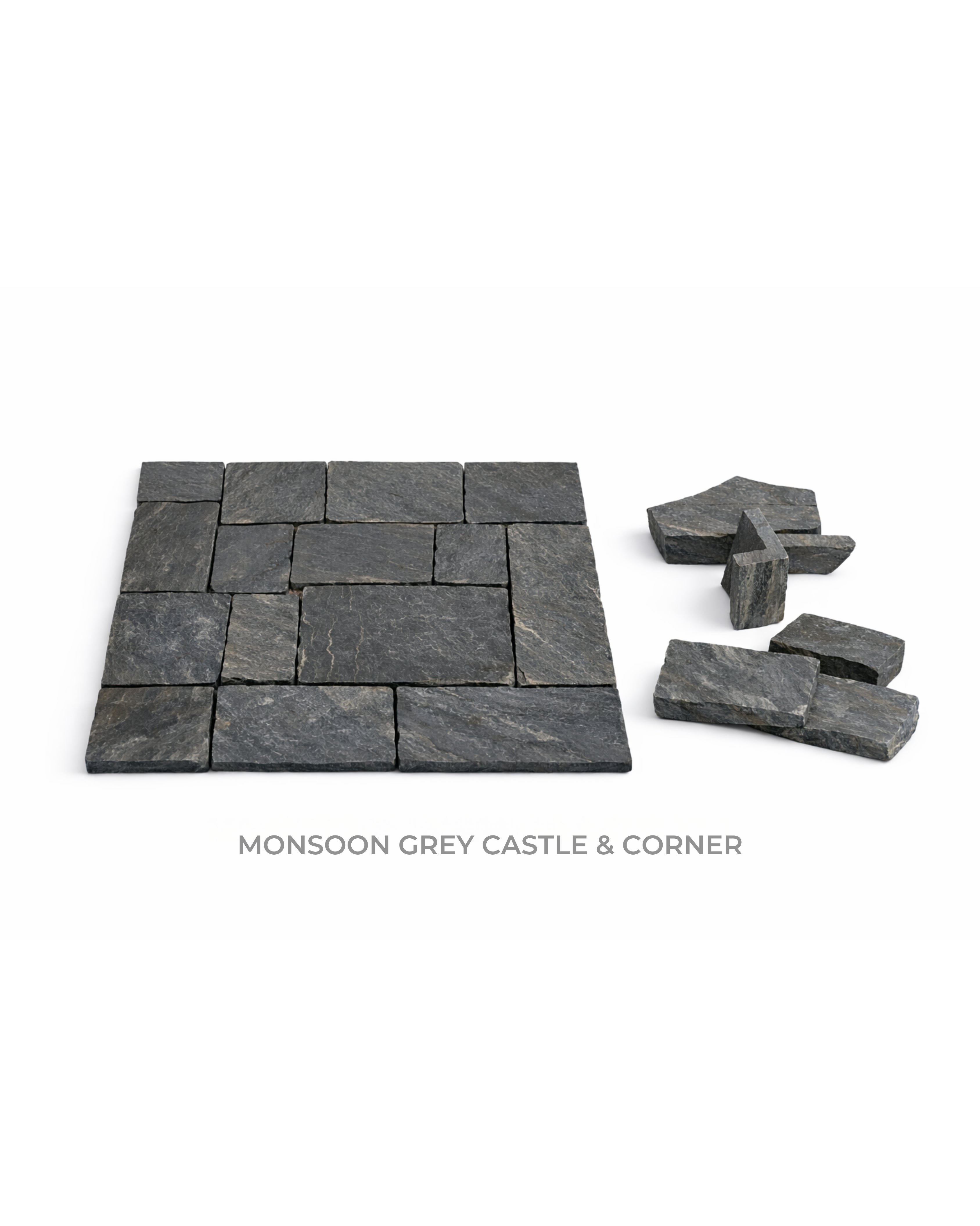 Monsoon Grey Castle & Corner