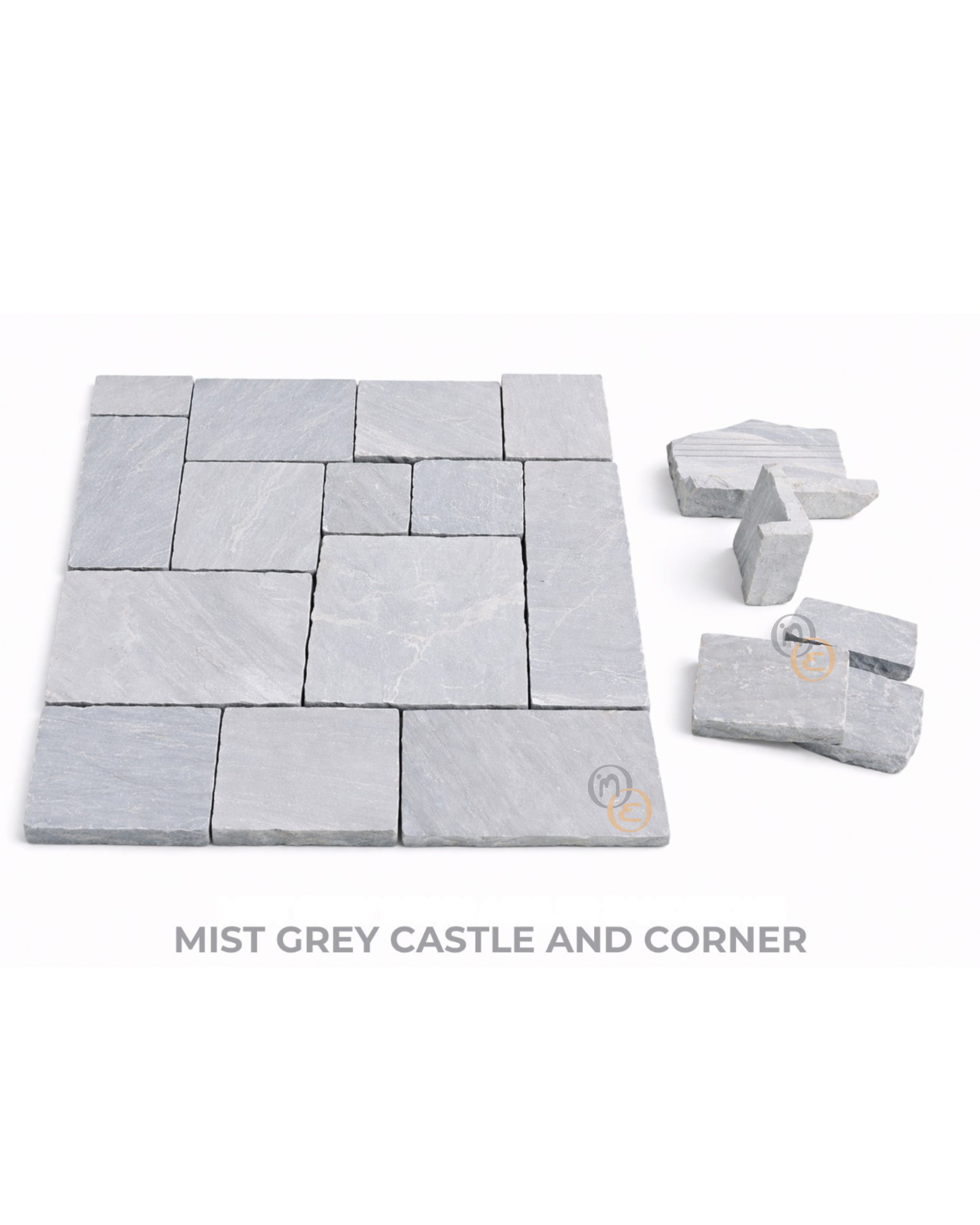 Mist Grey Castle And Corner
