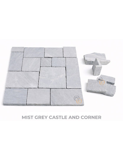 Mist Grey Castle And Corner